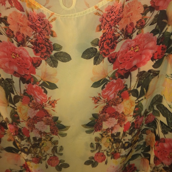 Yellow Floral Blouse - Picture 3 of 5